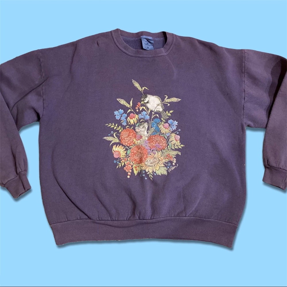 Vintage Bird Sweater Size 2xl